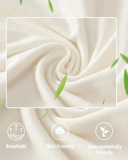 DEFAHN 2PCS Visocse from Bamboo Baby Rompers Unisex Onsies Solid Short Sleeve Baby Bodysuit 0-24 Months