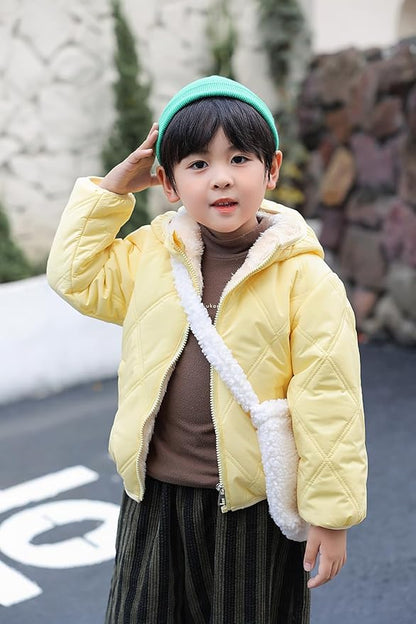 Baby Boys Girls Toddlers Winter Coats Puffer Jacket Hooded Down Snow Jacket Coat Outerwear