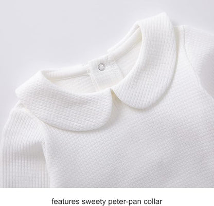 pureborn Baby Boys Girls Bodysuit Super Soft Cotton Romper 0-24 Months