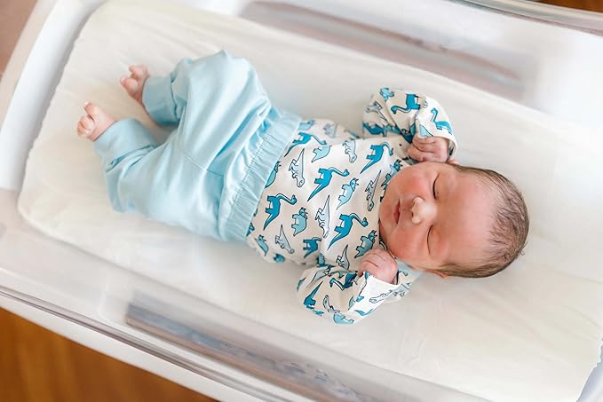 monica + andy Long Sleeve Jack & Jill Bodysuit, Organic Baby Clothes for Girls & Boys, For Preemie, Newborn & Infant