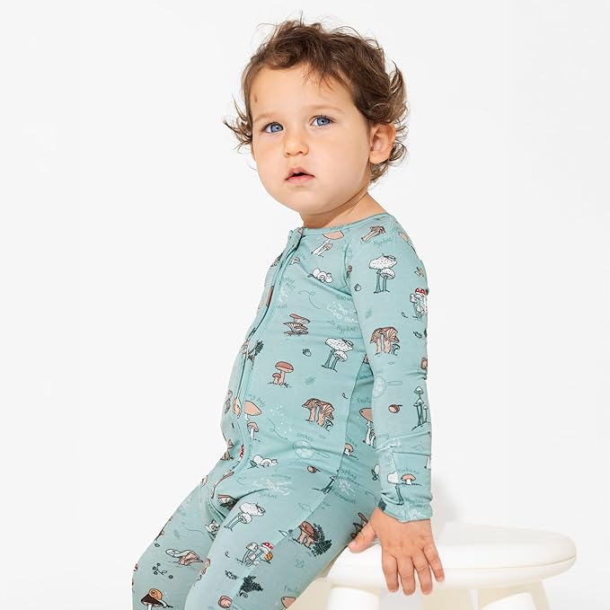 Bellabu Bear Convertible Footies for Baby Boys & Baby Girls, Family Matching Pajamas, Rayon from Bamboo