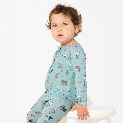 Bellabu Bear Convertible Footies for Baby Boys & Baby Girls, Family Matching Pajamas, Rayon from Bamboo
