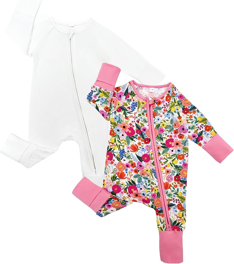 Bow Dream Baby Bamboo Rayon Romper Girl Footless Viscose Newborn Infant Footie Mitten Cuffs Toddler Boy Clothes