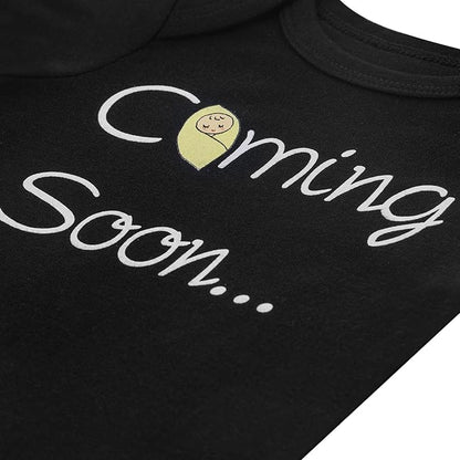 Cnins Newborn Baby Bodysuit - Pregnancy Announcement & Infant Loss Gift, Coming Soon & Rainbow Design Coming Home Outfit