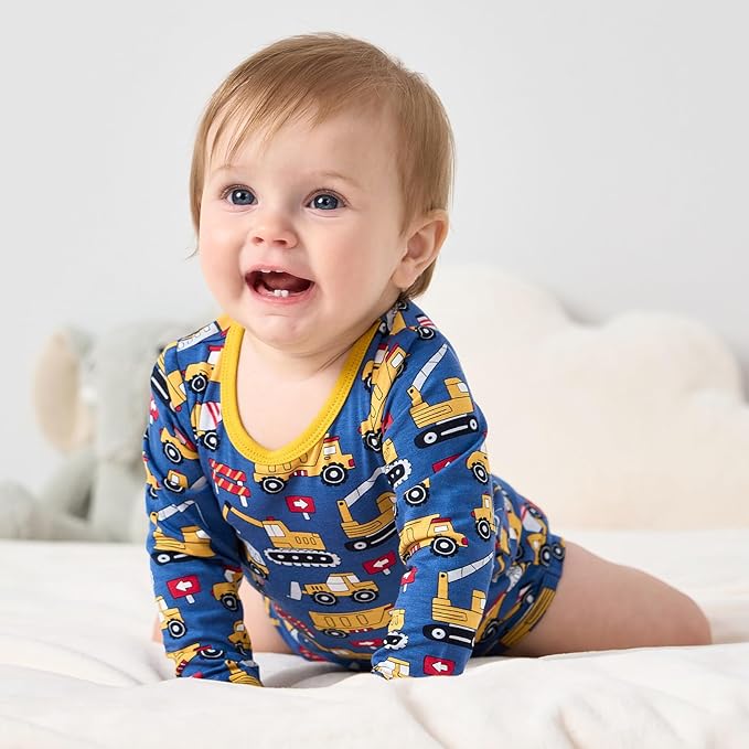 pureborn Baby Boys Girls Bodysuit Super Soft Cotton Romper 0-24 Months