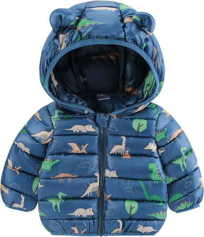 Newborn baby boy girl jacket winter clothes sweater outfit toddler puffer coat
