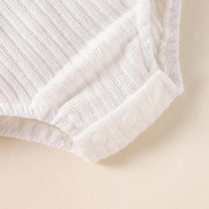 GRNSHTS Newborn Baby Girl Clothes Ruffle Rompers Toddler Fall Outfits for Girls Set Little Girl Fall Winter Clothing