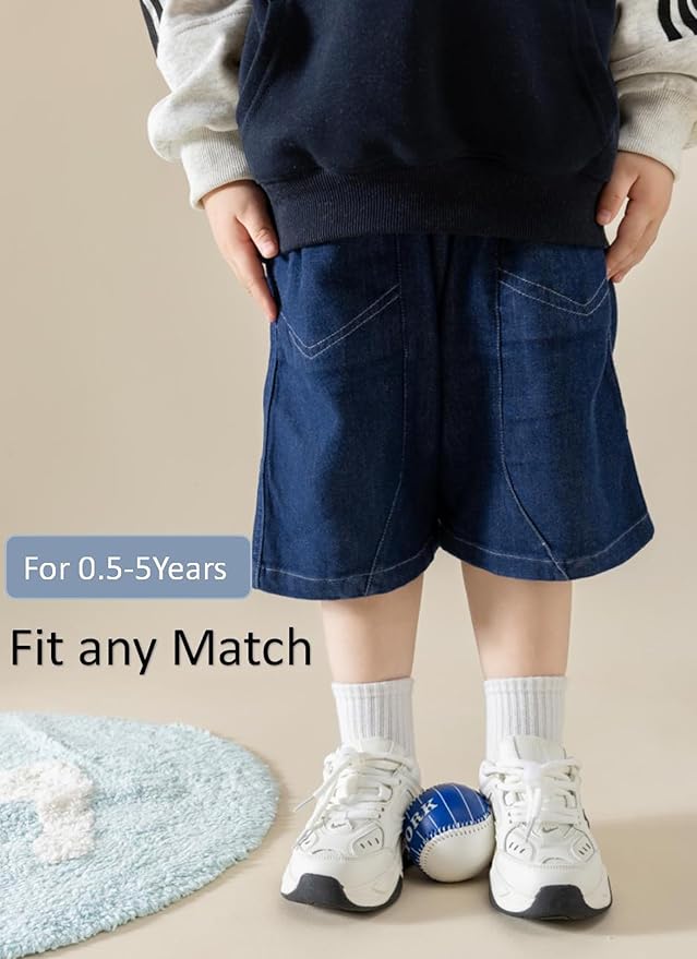 Toddler Grip Socks with Non-Slip, Unisex Baby Retro Stripe Seamless Crew Ankle Cotton Socks for Girls Boys 6 Pairs