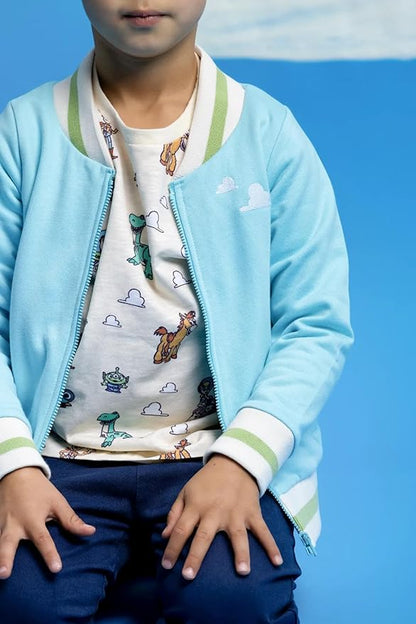 Monica + Andy Crewneck Tee, 100% Organic Cotton Clothes for Girls & Boys, Printed T-Shirt Sizes for Kids, Toddler & Baby