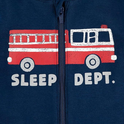 HUGGIES unisex-baby 3-pack Footed Coverall Pajamas