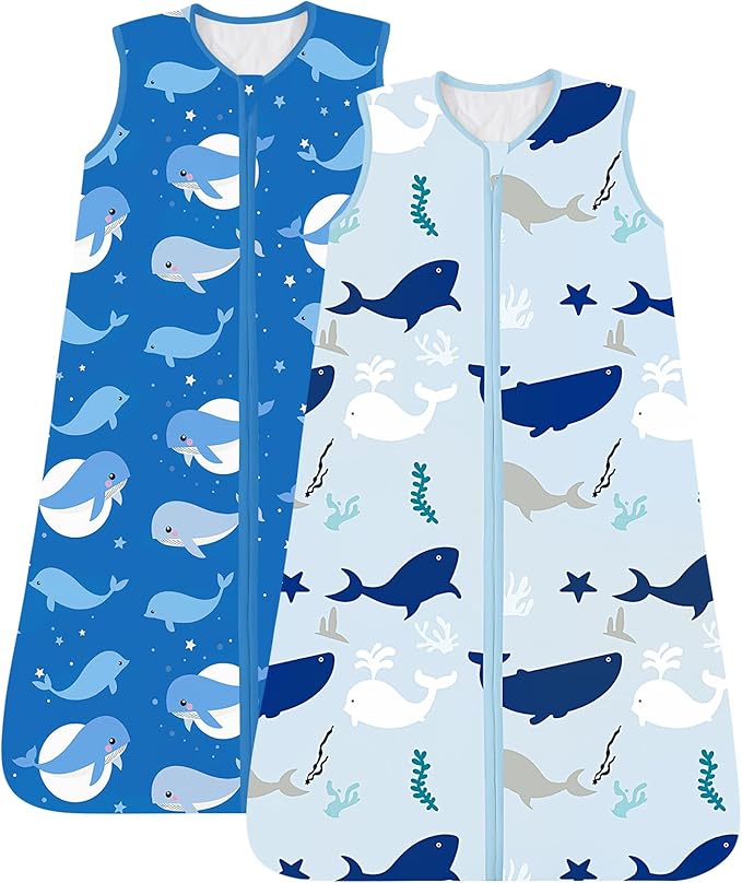 Baby Sleep Sack, 1.0 TOG Cozy Wearable Blanket, Soft Sleeping Bag with Zipper, Toddler Sleep Sack 0-3-6-12-24-3T