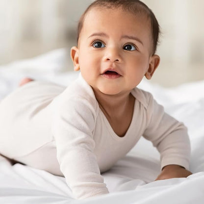 Blake 5-Pack Long Sleeve Bodysuits 100% Organic Cotton Baby Boys & Girls