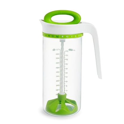 Munchkin Smart Blend Formula Mixing and Breast Milk Storage Pitcher, Mix and Store up to 24 Ounces, Green