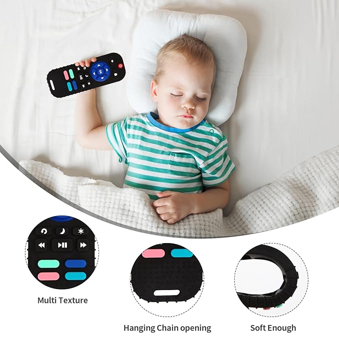 Hooku Silicone Teethers for Babies 6-12 Months, Teething Toys for Babies 0-6 Months, Baby Fruit Teethering Rings, BPA Free Baby Chew Toys, Infants Gifts