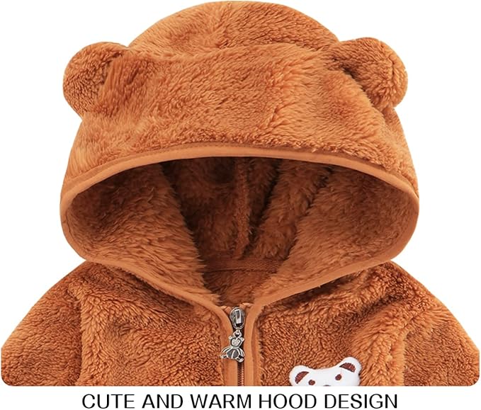 Baby Boy Fleece Jacket Girl Winer Clothes Coat Toddler Boy'S Clothing Sweater