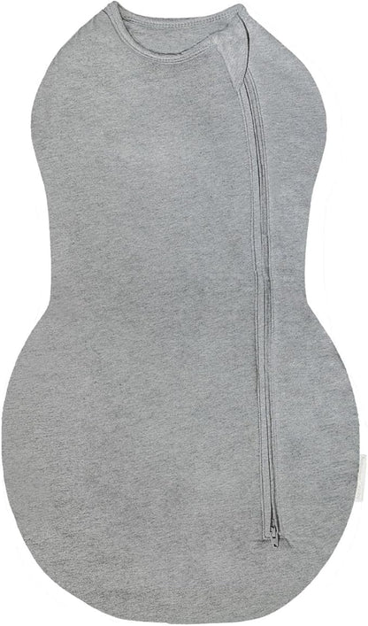 Happiest Baby Sleepea Comforter Swaddle - 100% Organic Cotton Baby Swaddle Blanket - Doctor Designed Promotes Healthy Hip Development (Graphite, XL)