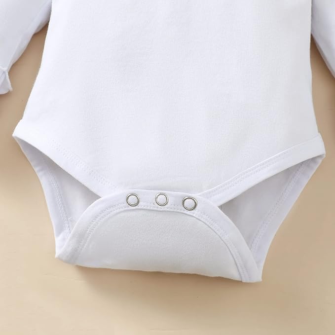 Baby Girl Solid Color Romper Infant Ruffle Sleeve Bodysuit One Piece Outfit Toddler Jumpsuit clothes