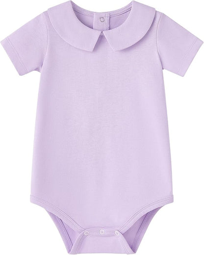 pureborn Baby Girls Boys Bodysuit Super Soft Cotton Romper 0-24 Months