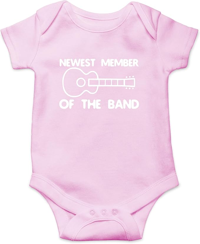 AW Fashions New Member Of The Band Baby Bodysuit Funny Family Newborn Outfit for Boys or Girls Clothing
