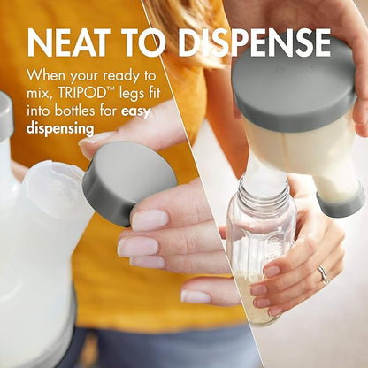Boon® TRIPOD® Formula Container + MIX Silicone Formula Mixer