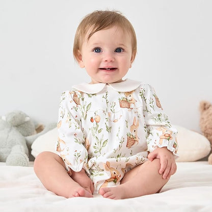 pureborn Baby Boys Girls Bodysuit Super Soft Cotton Romper 0-24 Months