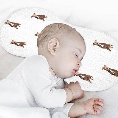 vvfelixl Muslin Burp Cloths Pit Bull Terrier Sitting Dog Baby Washcloths for Baby Girl Boys 2 Pack