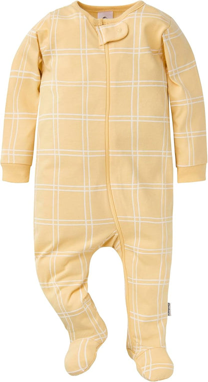 Gerber Baby Girls 4 Pack Sleep 'N Play Footie