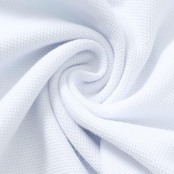 ROMPERINBOX Newborn Baby Boy Collared Onsies Polo Shirt Bodysuit Pique Solid Color Mesh Bubble Short Sleeve Romper Clothes