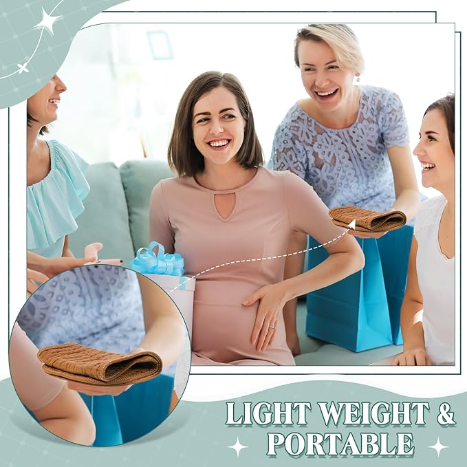 Frienda 6 Pack Muslin Burp Cloths Cotton Large 20''x 9'' Extra Absorbent and Soft Baby Burping Cloth for Baby Boy Girl Unisex(Classic Colors)