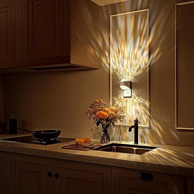 Briignite Night Light, Night Lights Plug into Wall, LED Projector Night Light, Soft White for Bedroom, Dimmable Brightness Dusk to Dawn Nightlight for Kids, Nursery, Bathroom, Home Decor, Gaming Room