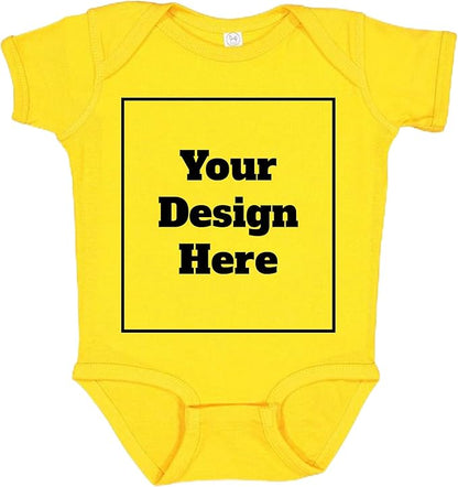 City Shirts Add Your Own Text and Design Custom Personalized Baby Rib Infant Bodysuit