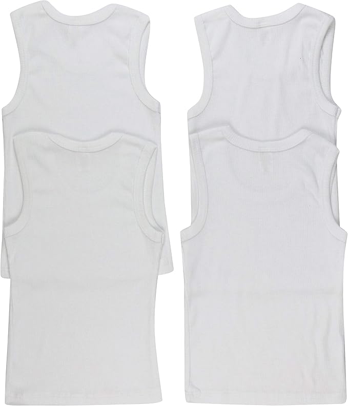 ToBeInStyle Boy's Pack of 4 Tank Tops
