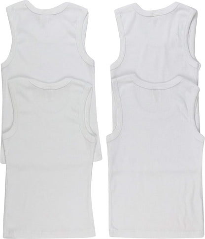 ToBeInStyle Boy's Pack of 4 Tank Tops