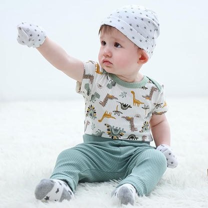 Baby Bodysuit Boy Girl Clothes Soft Newborn Infant Outfit Short Sleeve Romper