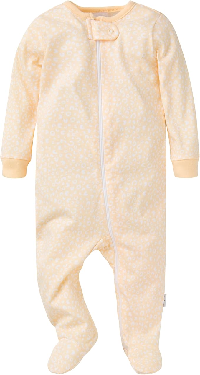 Gerber baby-girls 4 Pack Sleep N' Play Footie