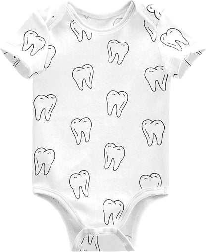 vvfelixl Dachshund Dog Baby Clothes for Boy Girl,Baby One-Piece Bodysuit for 0-24 Months,Short Sleeve
