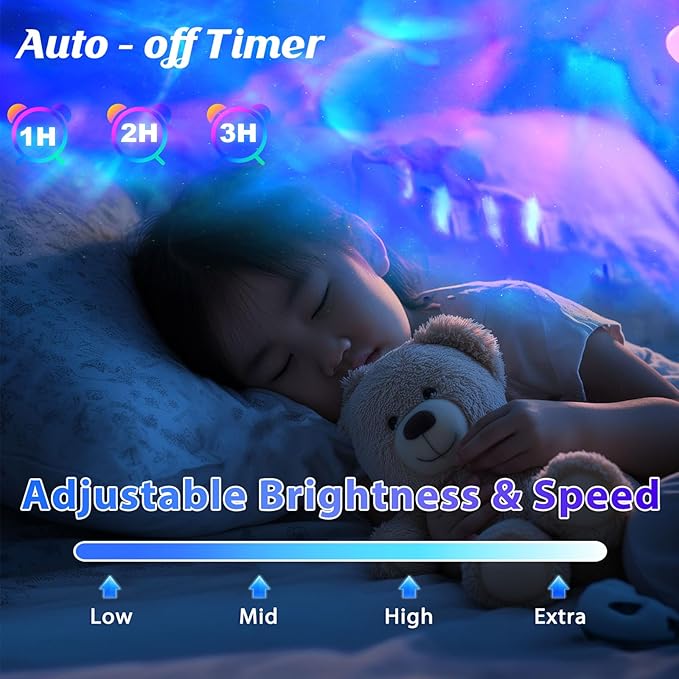 Galaxy Projector for Bedroom, Galaxy Light Projector with 41 Lighting Modes, Night Light for Kids, Nebula Lamp with Timer and Remote,Gift for Teens, Gifts for Girls, Boys, Adults, Christmas, Birthday