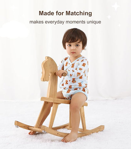 Baby Viscose from Bamboo Bodysuit for Boys Girls Long Sleeve Romper Soft Outfits for Infant One-Piece Cute Clothes