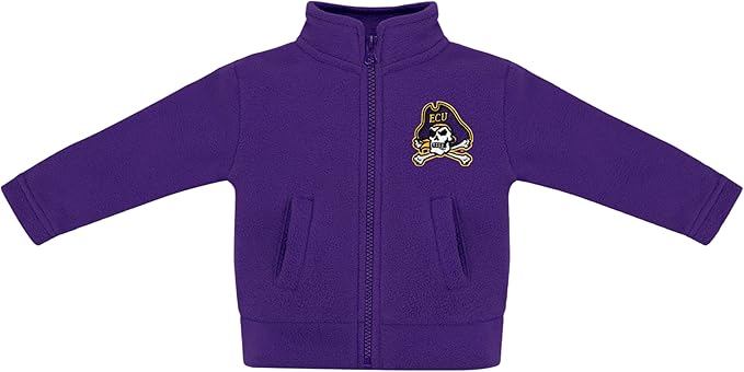 Creative Knitwear College Baby Polar Fleece Jacket-Team Logo, Multiple Colors, for Boys & Girls (12 Mos-8 Yrs)