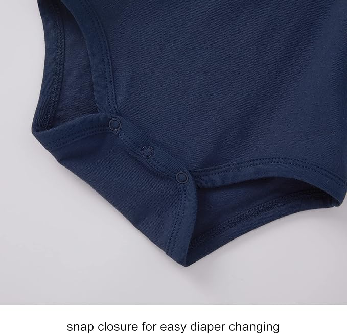 pureborn Baby Boys Girls Bodysuit Super Soft Cotton Romper 0-24 Months