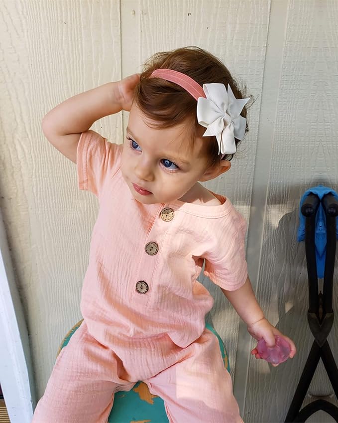 Infant Baby Girl Clothes Newborn Girl Romper Fall Winter Outfit Ruffle Long Sleeve Jumpsuit Romper Cute Baby Girl Outfit