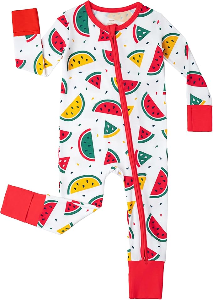 Baby Zippered Rompers Newborn Pajamas Sleepers Long Sleeve Jumpsuits Infant Zipper Romper-Viscose from Bamboo
