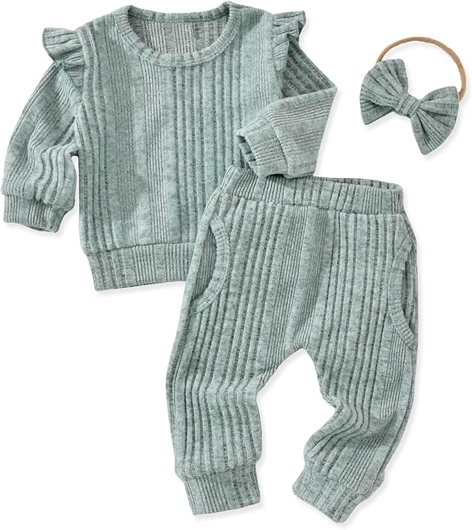 Aalizzwell Infant Baby Girl Fall Winter Outfit