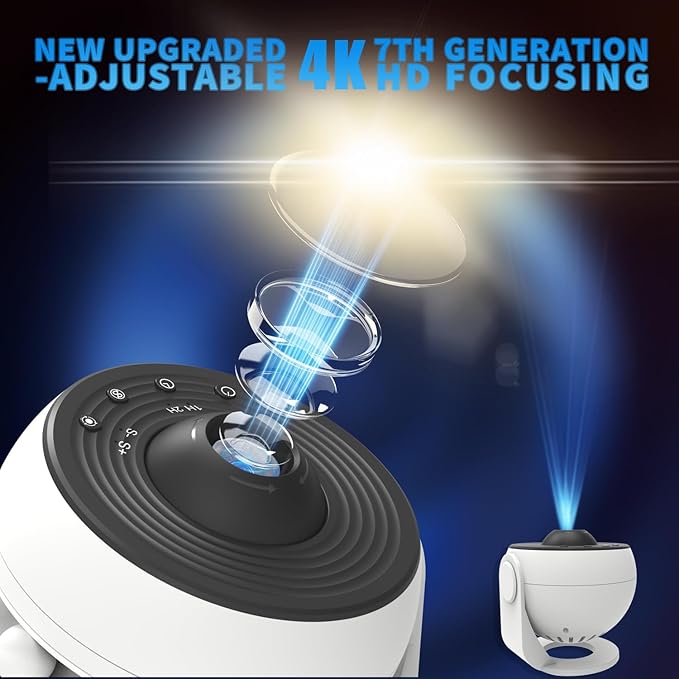 Galaxy Star Light Projector for Bedroom, XFWOJOO Upgrade 13 in 1 Planetarium Projector Ceiling Night Light Milky Way Lighting with Timer, LED Space Galaxy Lamp Room Decor for Adults Kids Gifts