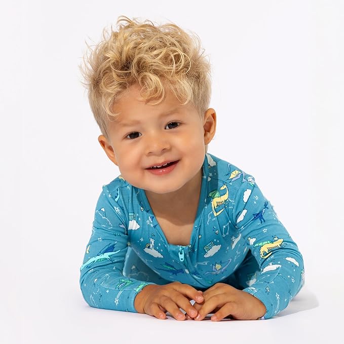 Bellabu Bear Convertible Footies for Baby Boys & Baby Girls, Family Matching Pajamas, Rayon from Bamboo