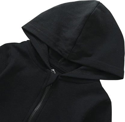 ROMPERINBOX Baby Hoodie for Boy Girl, Full Zip-up Lightweight Thin Jackets Coat Sweatshirts 0-24 Months