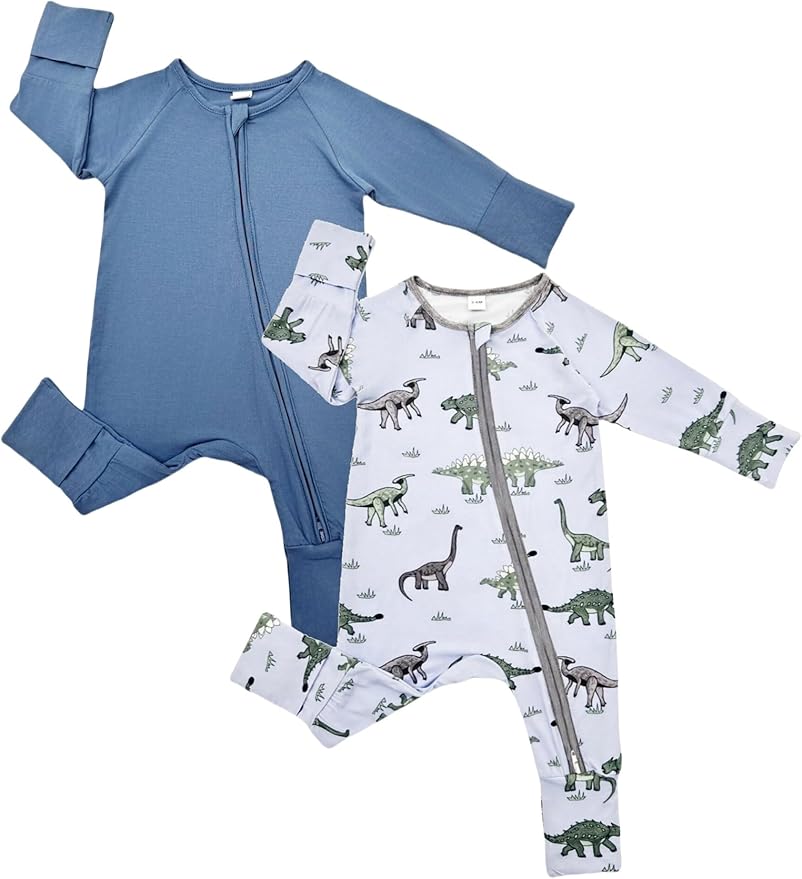 Bow Dream Baby Girl Romper Jumpsuit Bamboo Rayon Baby Clothes Boys & 2 Way Zipper Outfit Baby Clothes for Girls