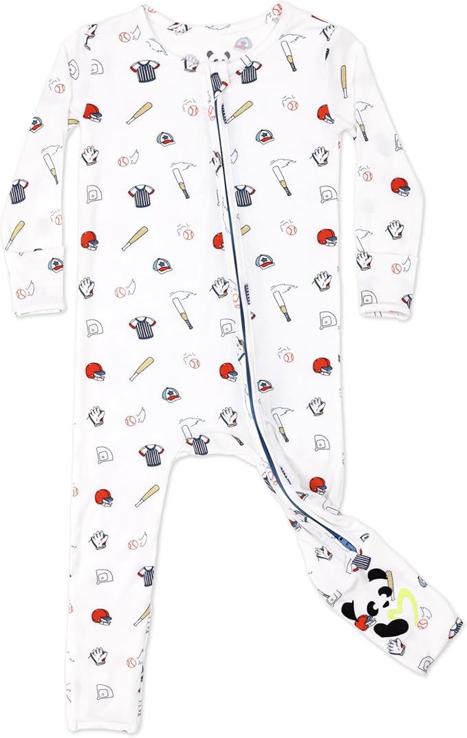 Bellabu Bear Convertible Footies for Baby Boys & Baby Girls, Family Matching Pajamas, Rayon from Bamboo