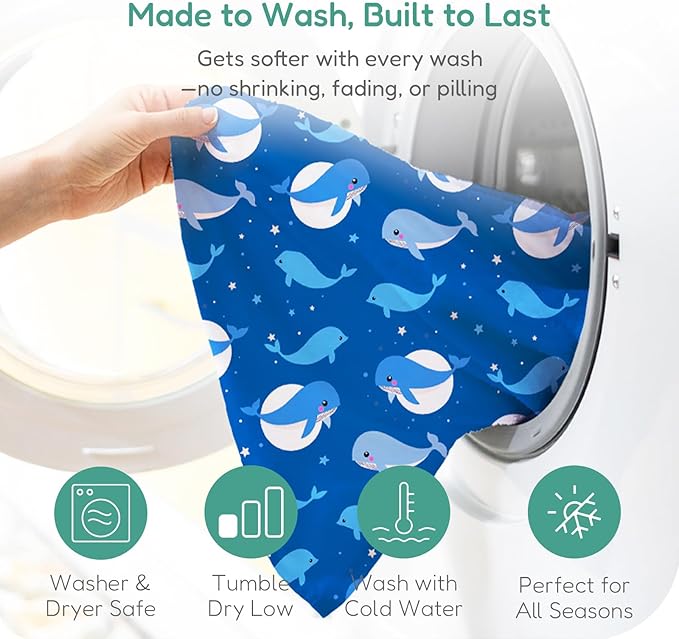 Baby Sleep Sack, 1.0 TOG Cozy Wearable Blanket, Soft Sleeping Bag with Zipper, Toddler Sleep Sack 0-3-6-12-24-3T