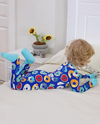 Bamboo Viscose Baby Convertible Footie Pajama, Zipper Pajamas for Baby Boys & Girls, Sleep & Play Footed Pjs